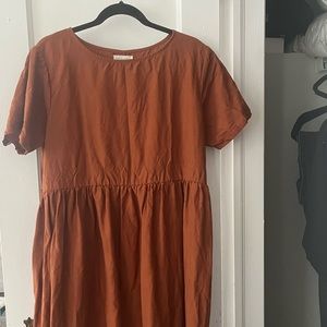 Tradlands Nico Linen Dress in Sedona